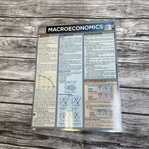 Macroeconomics [Quick Study Business] by BarCharts, Inc. Quick Reference Guide
